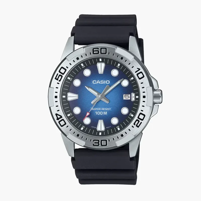 Casio Japan Enticer Marine Sports Blue Dial Men's Watch- MTD-140-2AV